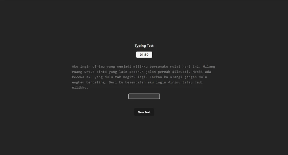 Typing Test preview